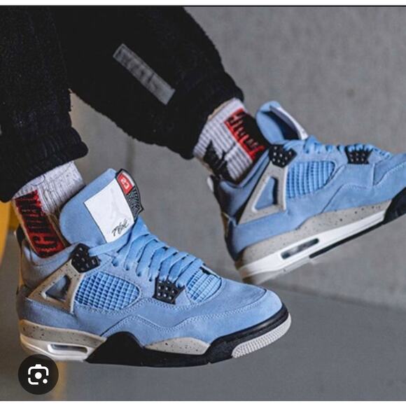 Nike Air Jordan 4 Retro 'University Blue' 7 - Picture 12 of 12